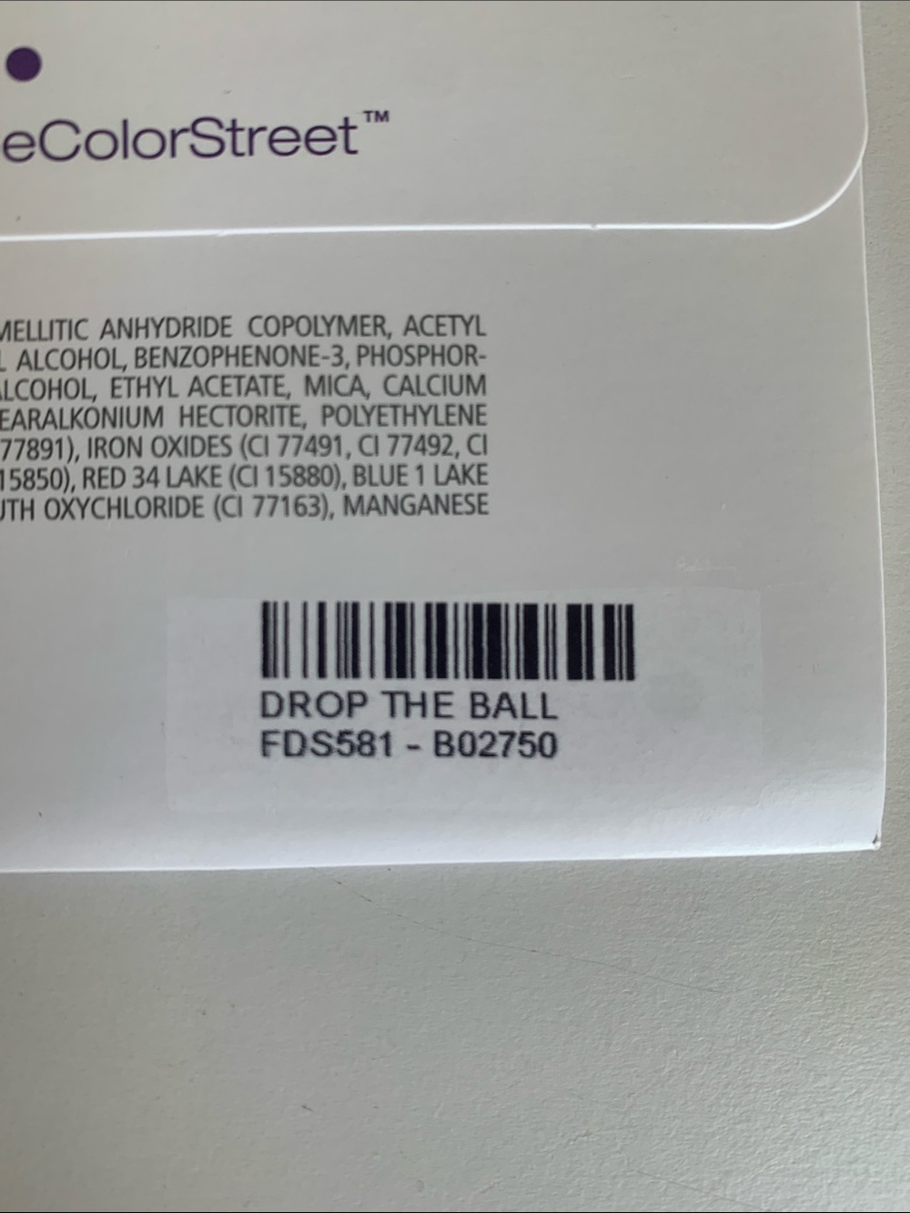 Color Street drop the ball - Picture 3 of 4